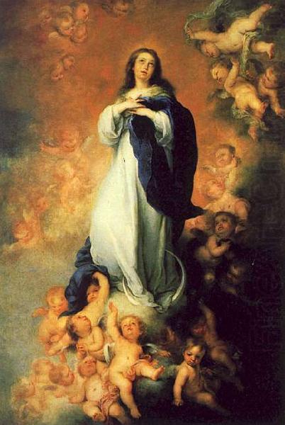 Bartolome Esteban Murillo The Immaculate Conception of the Escorial china oil painting image
